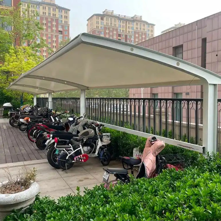 温县膜结构电动车棚